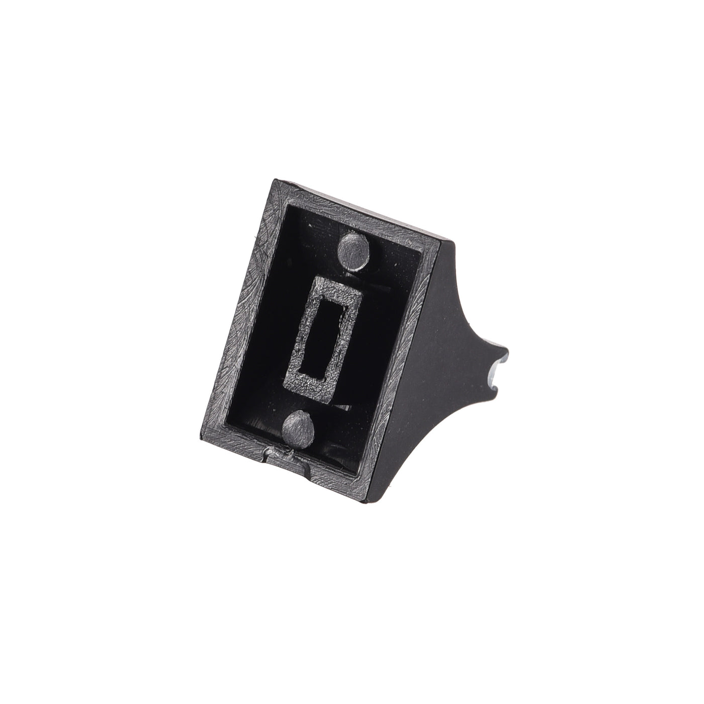 Uxcell Uxcell Plastic Straight Slide Potentiometer Flat Push Knob Insert Shaft 4x1.6mm Silver Black 5pcs