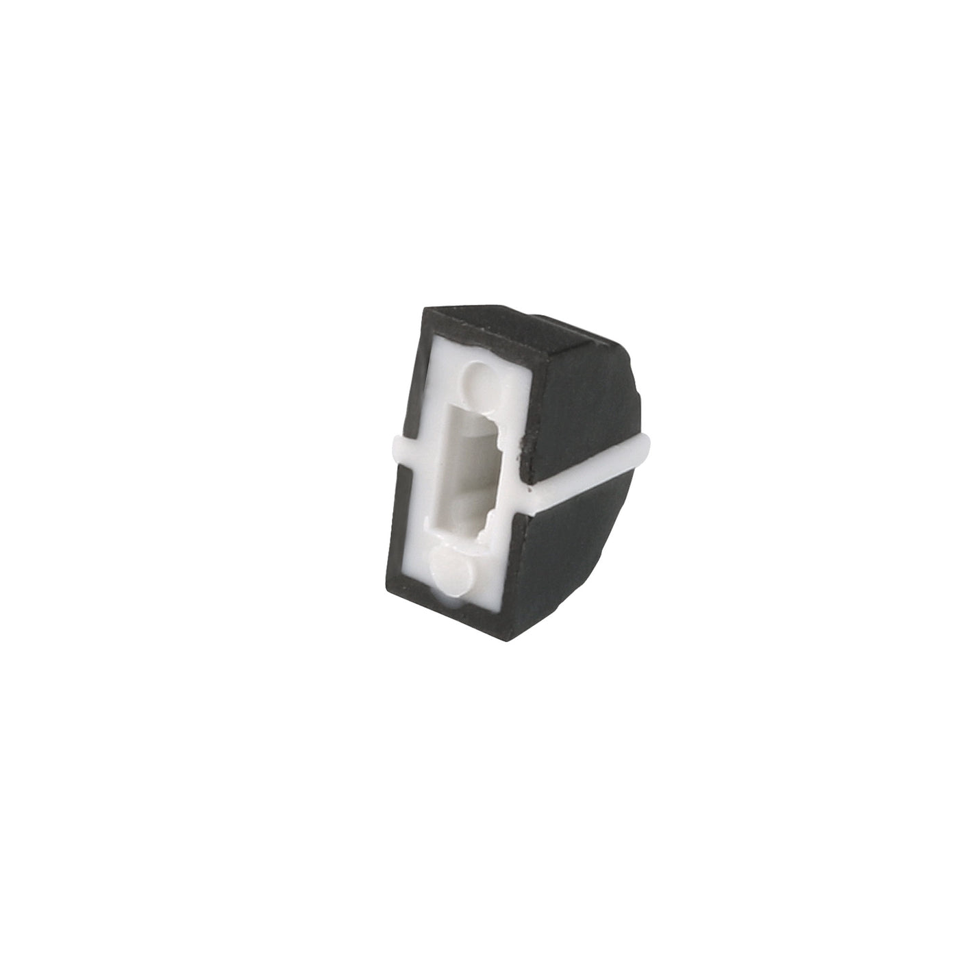uxcell Uxcell Plastic Straight Slide Potentiometer Flat Push Knob Insert Shaft 4x1.6mm White Black 5pcs