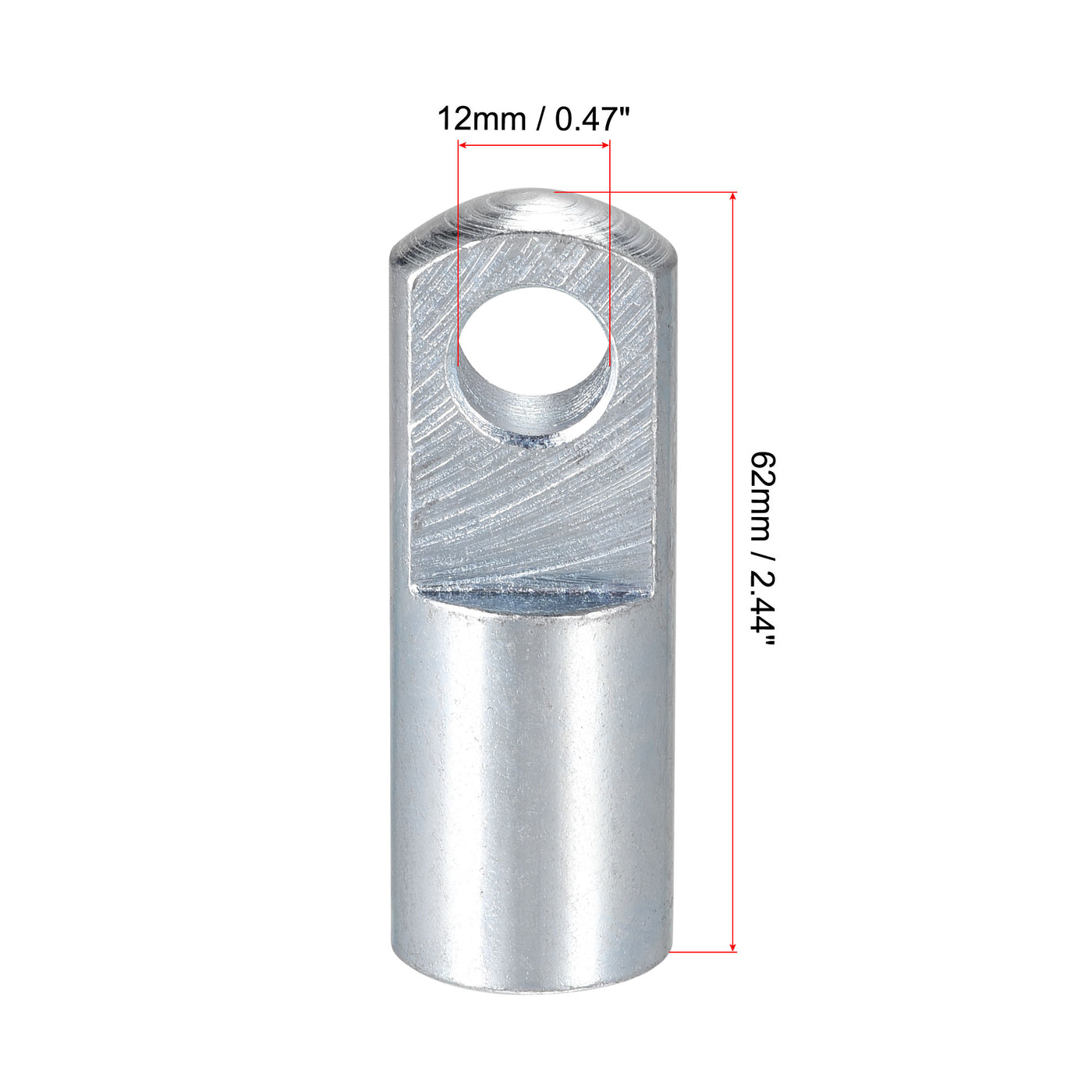 Uxcell Uxcell Air Cylinder Rod Clevis End M16x1.5 Female Thread 78mm I Type Connector
