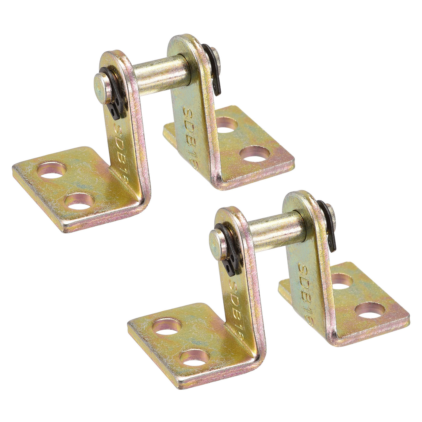 Uxcell Alloy 4 Bolt Holes 16mm Bore Cylinder Clevis Mounting Bracket 2