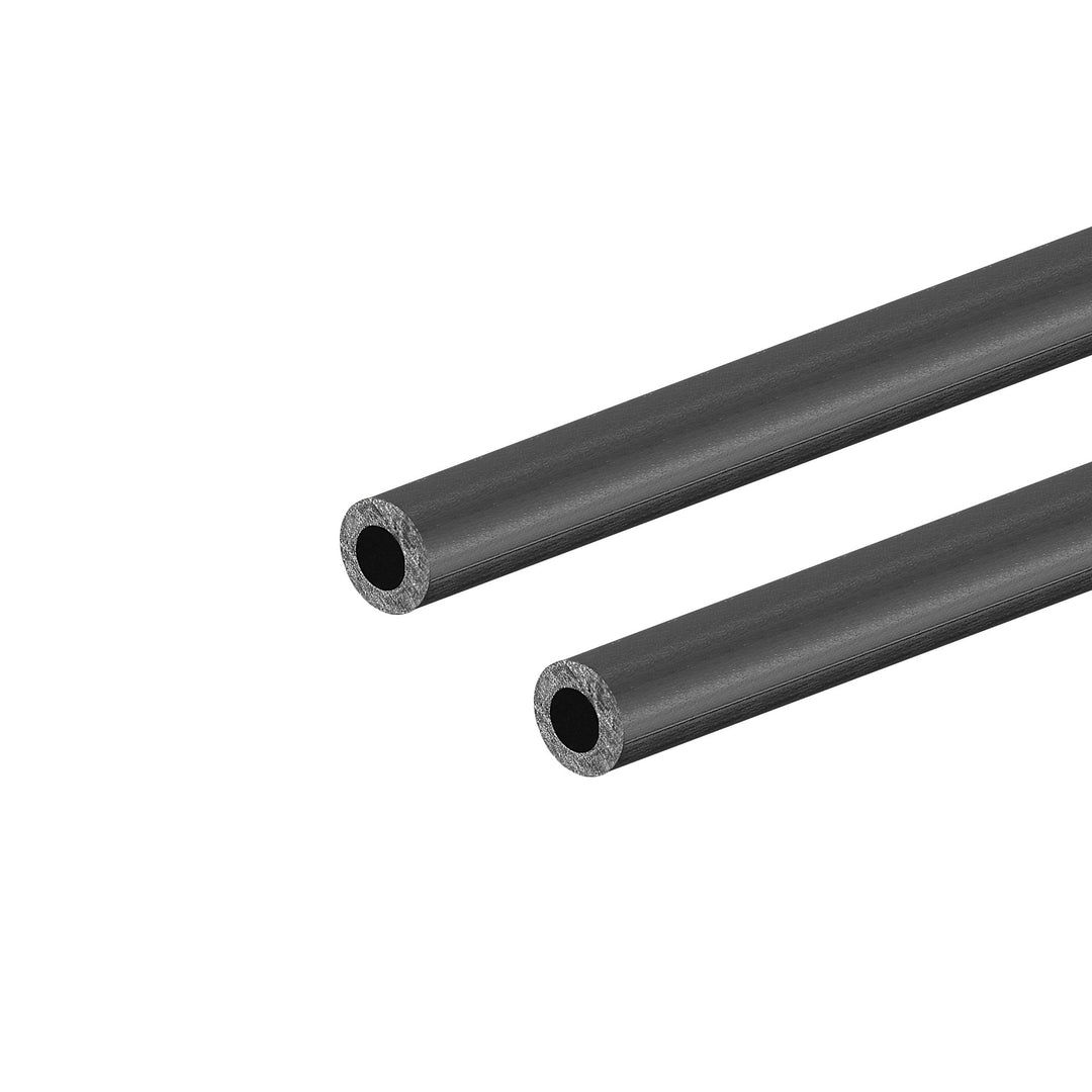 4-Pack Carbon Fiber Strips - 4mm Thick X 6mm Wide X 500mm Long For DIY Projects & RC Models