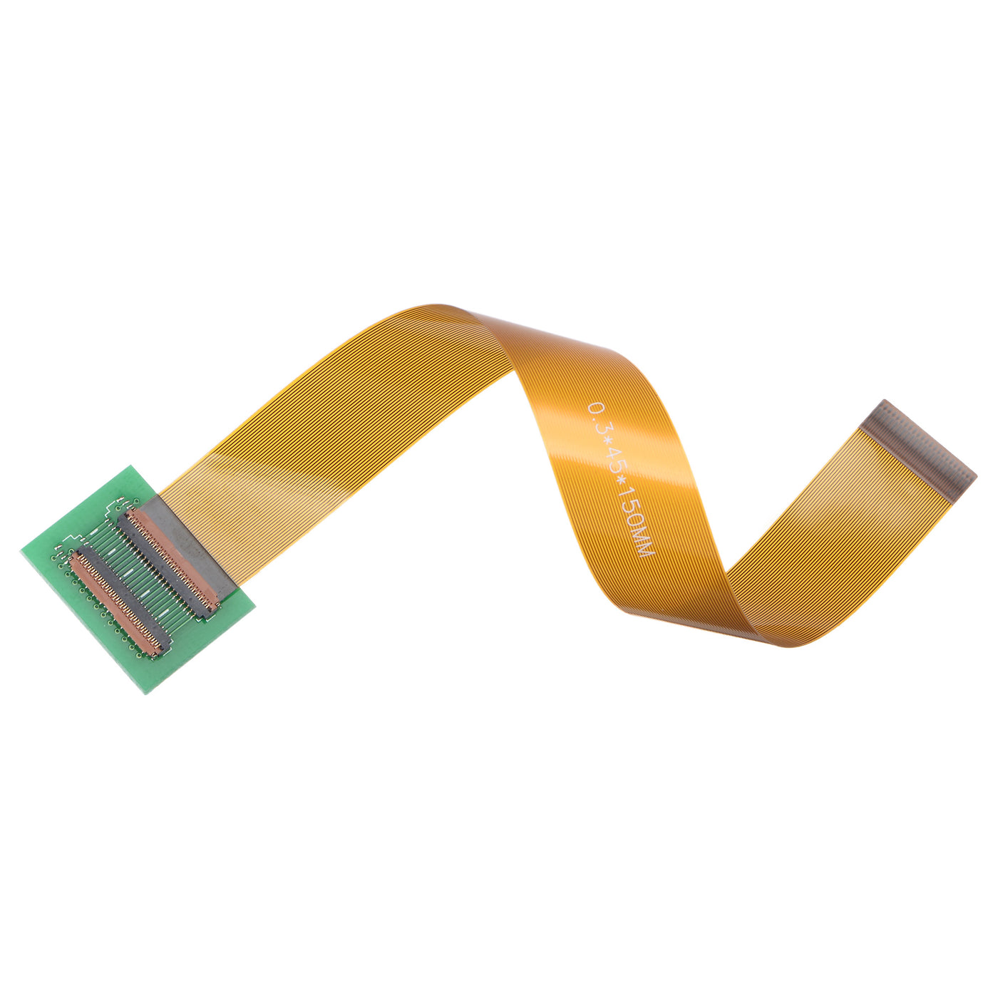 uxcell Uxcell Flexible Flat Ribbon Cable with Extension Connector 0.3mm Pitch 45 Pin 150mm Set