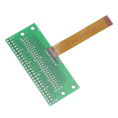 uxcell Uxcell Flexible Flat Ribbon Cable with Converter Board 0.3mm 31P 60mm DIP 2.0mm 2.54mm