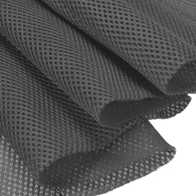 Harfington Uxcell 2Pcs Dark Gray Speaker Mesh Grill Stereo Fabric Dustproof 50cm x 160cm 20" x 63"