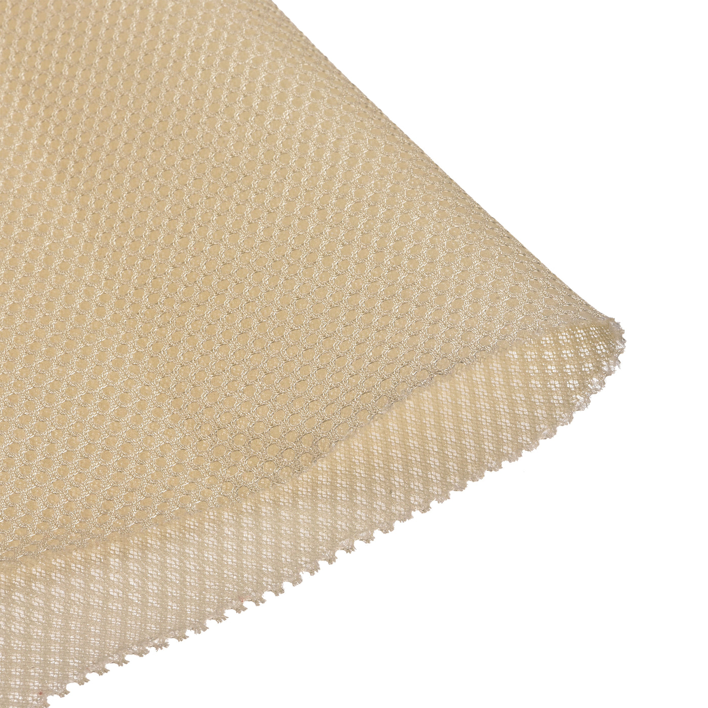 uxcell Uxcell 2Pcs Beige White Speaker Mesh Grill Stereo Fabric Dustproof 100cmx160cm 40"x63"