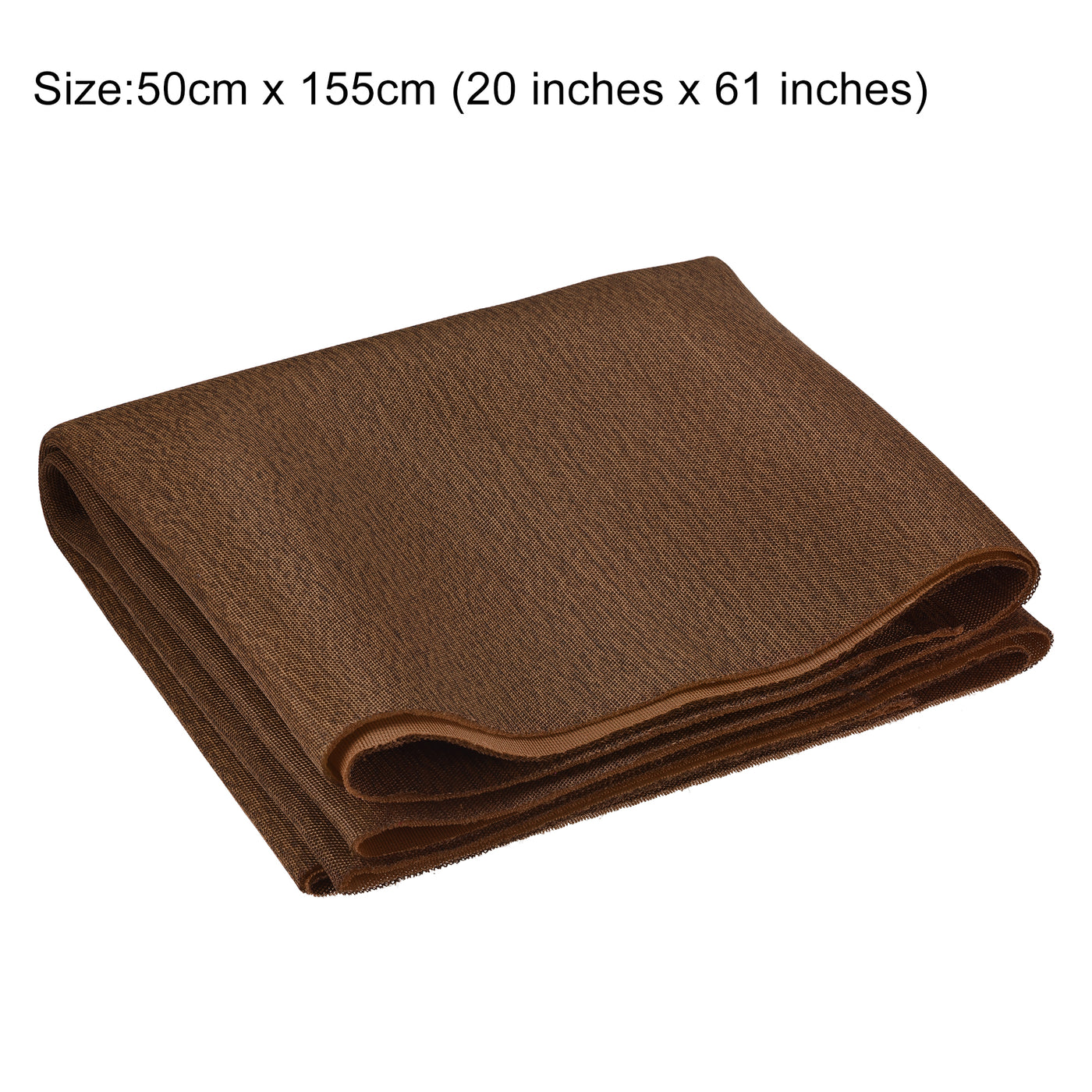 uxcell Uxcell Light Brown Speaker Mesh Grill Stereo Fabric Dustproof 50cm x 155cm 20" x 61"