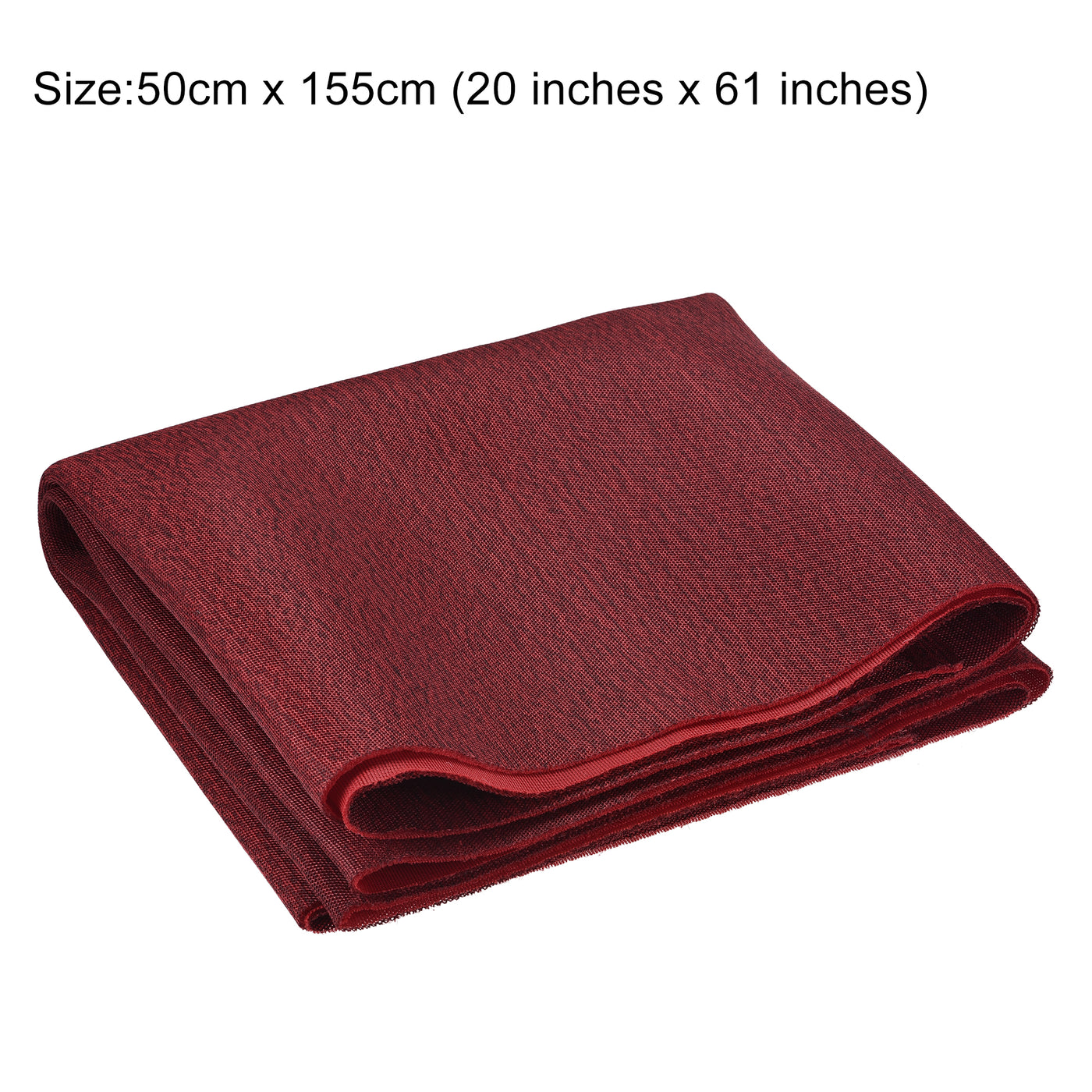 uxcell Uxcell Red Speaker Mesh Grill Stereo Fabric Dustproof 50cm x 155cm 20" x 61"