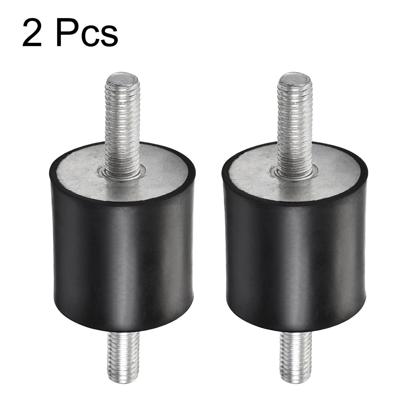6-Pack M5 Rubber Vibration Mounts - 15mm Shock Absorbers For Motors & Compressors