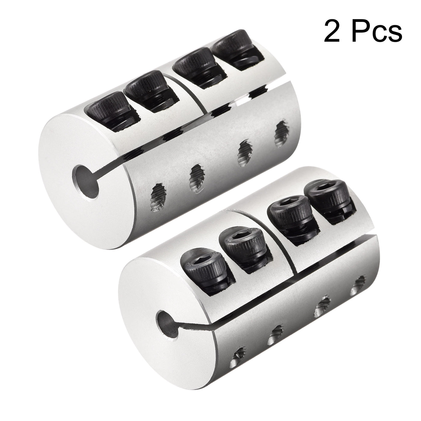 Uxcell Uxcell 2pcs 5mm to 7mm Shaft Coupling 25mmx40mm Coupler Aluminum Alloy Joint Motor for 3D Printer CNC Machine DIY Encoder