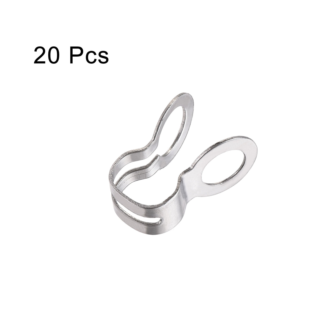 Uxcell Uxcell Ball Chain Connector, 5mm Double Ring Style Link Stainless Steel Loop Connection, Pack of 20
