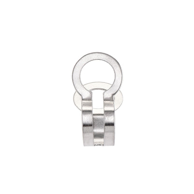 Harfington Uxcell Ball Chain Connector, 5mm Double Ring Style Link Stainless Steel Loop Connection, Pack of 20