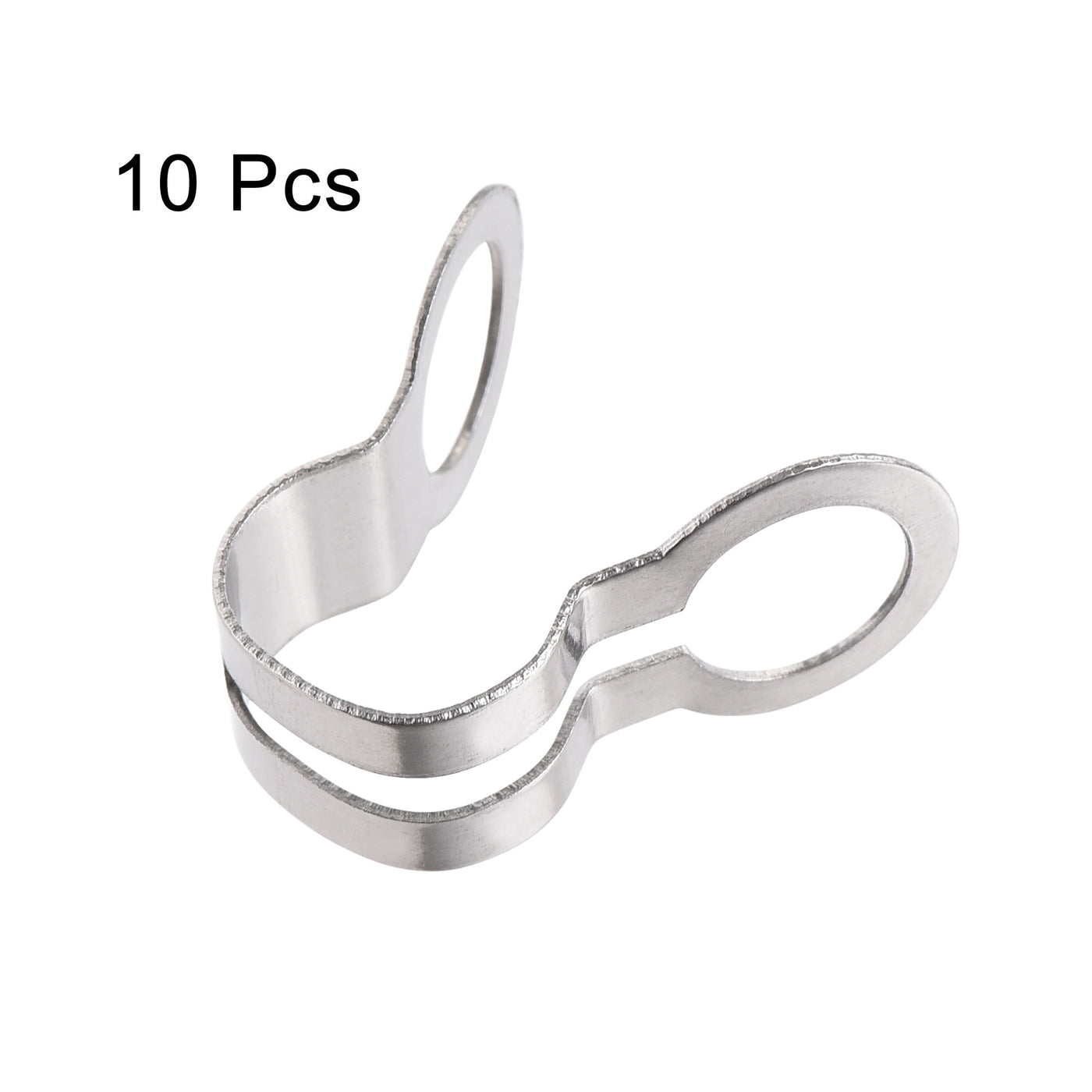 uxcell Uxcell Ball Chain Connector, 8mm Double Ring Style Link Stainless Steel Loop Connection, Pack of 10