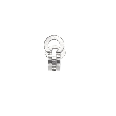 Harfington Uxcell Ball Chain Connector, 3mm 3.2mm Double Ring Style Link Stainless Steel Loop Connection, Pack of 20
