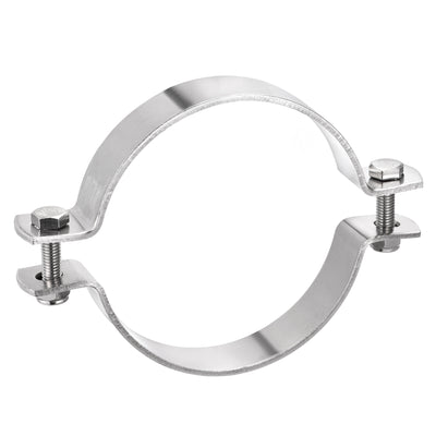 Harfington Uxcell Wall Mount Ceiling Mount Pipe Support, 304 Stainless Steel Pipe Bracket Clamp