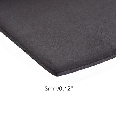 Harfington Uxcell Black EVA Foam Sheets Roll 13 x 19 Inch 1mm Thick for Crafts DIY Projects