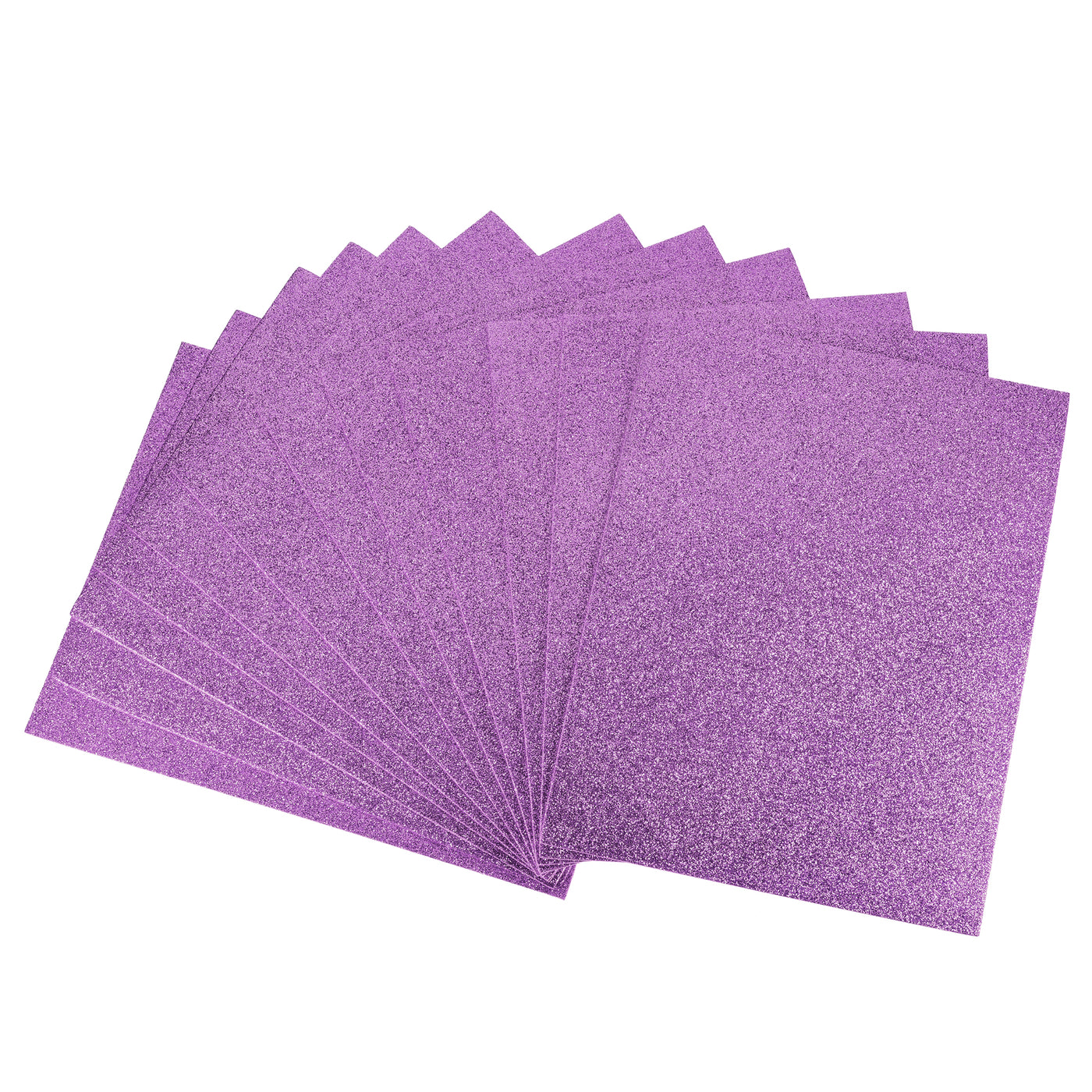Uxcell Uxcell Purple Shiny EVA Foam Sheets 11 x 8 Inch 2mm Thick for Craft DIY 12 Pcs