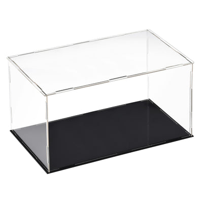 Harfington Uxcell Acrylic Display Case Box Dustproof Protection Showcase Cube Collectibles Show Box