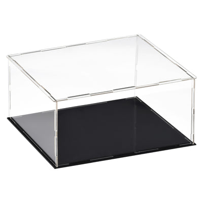 Harfington Uxcell Acrylic Display Case Box Dustproof Protection Showcase Cube Collectibles Show Box