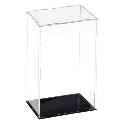 Harfington Uxcell Acrylic Clear Display Case Box Dustproof Protection Showcase Cube Collectibles Show Box 15x15x30cm