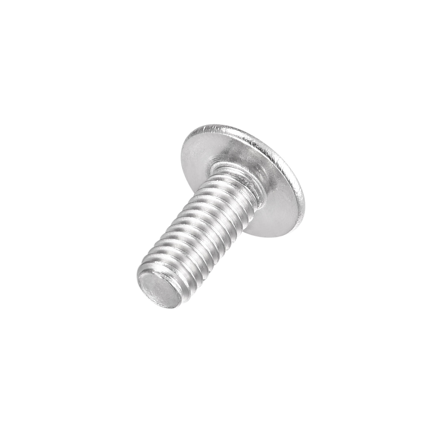 Uxcell Uxcell M4x18mm 304 Stainless Steel Flanged Button Head Socket Cap Screws 50pcs