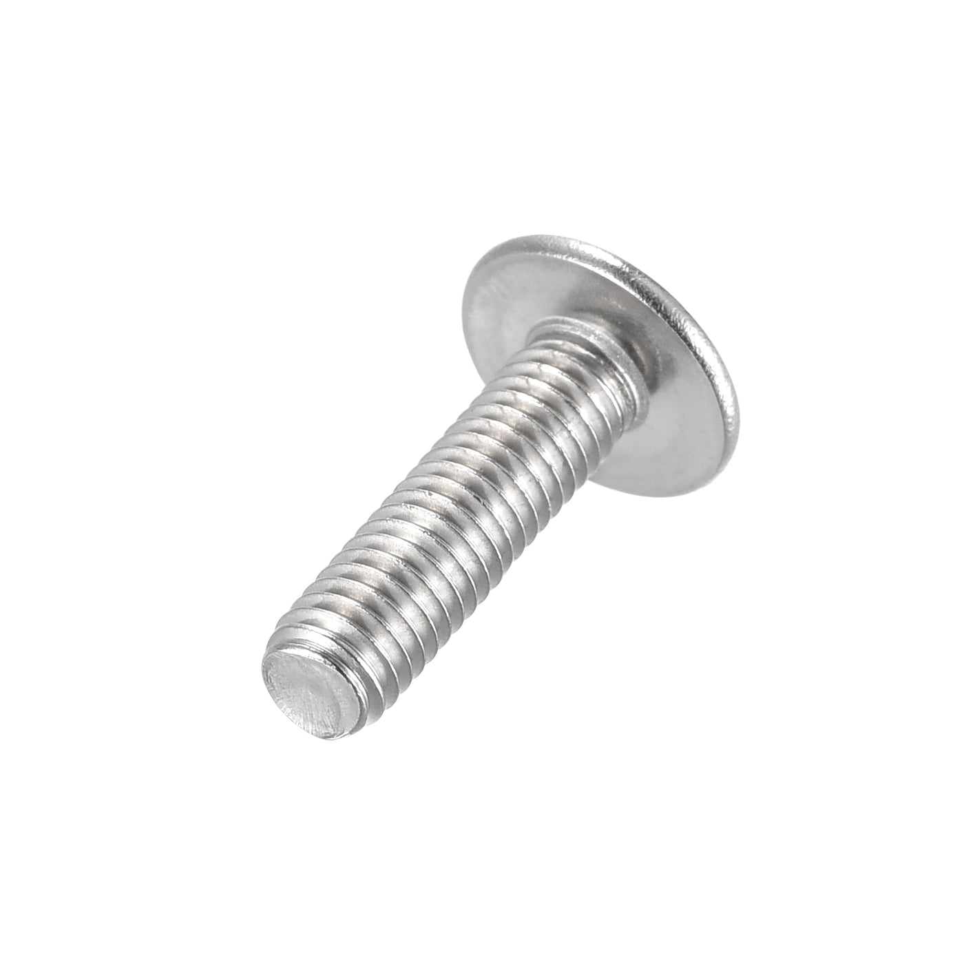 Uxcell Uxcell M4x18mm 304 Stainless Steel Flanged Button Head Socket Cap Screws 50pcs