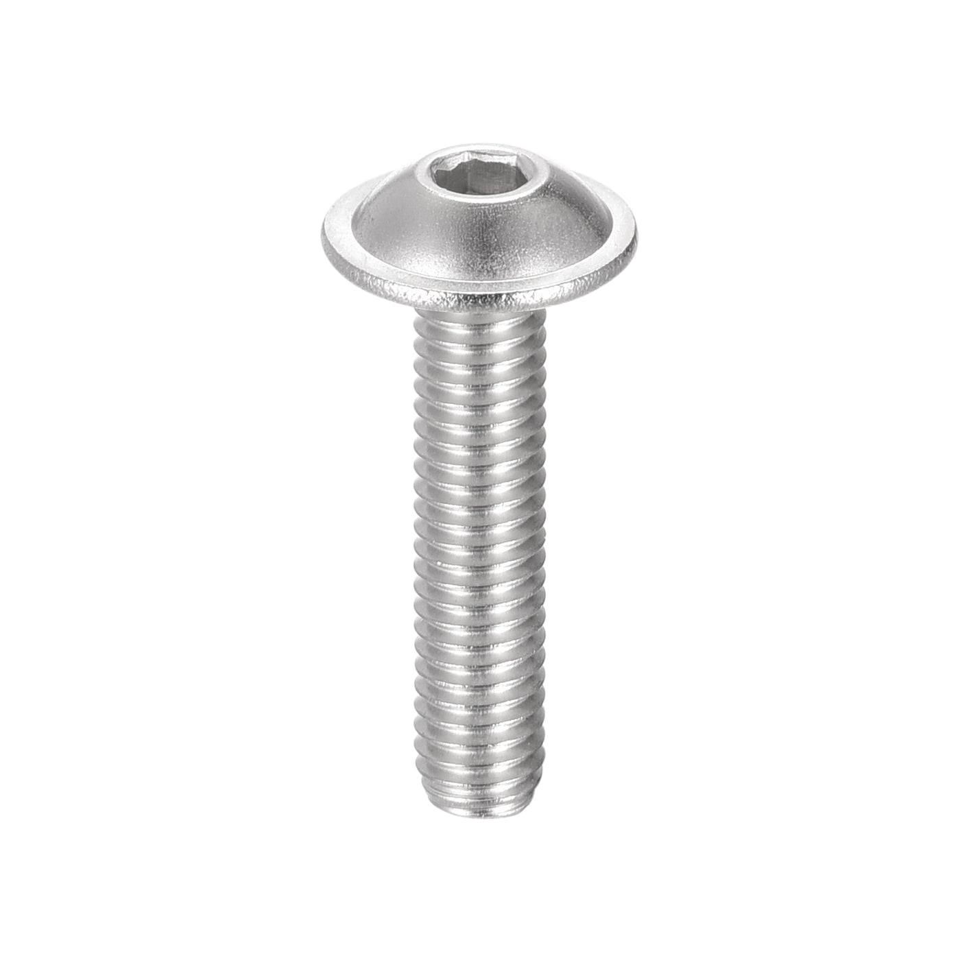 Uxcell Uxcell M5x40mm 304 Stainless Steel Flanged Button Head Socket Cap Screws 25pcs