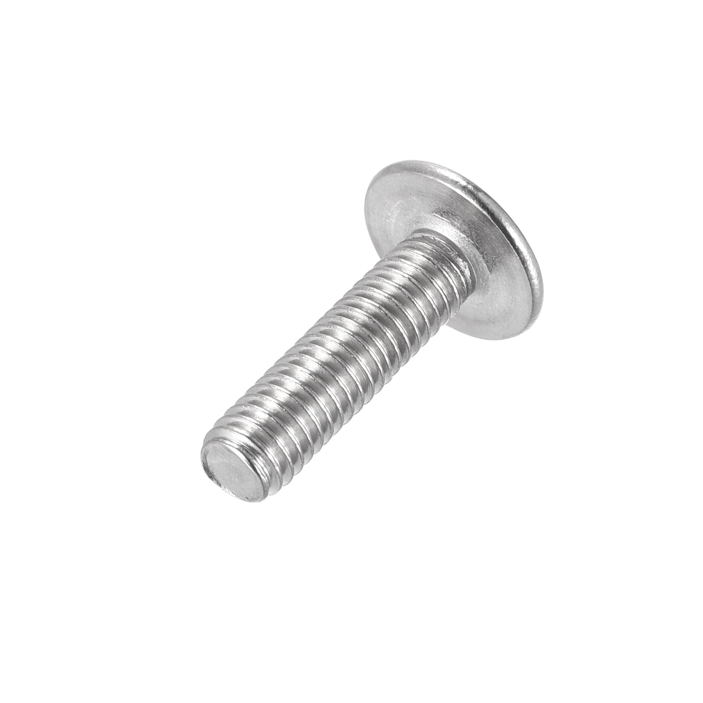 Uxcell Uxcell M6x14mm 304 Stainless Steel Flanged Button Head Socket Cap Screws 20pcs
