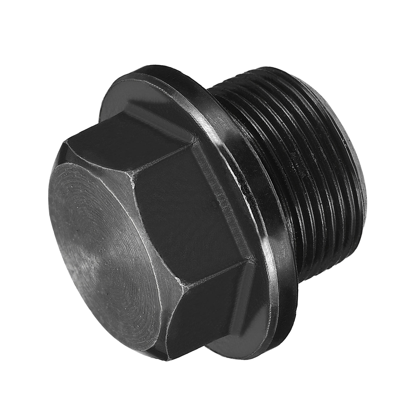 Uxcell Outer Hex Head Socket Pipe Fitting Plug M33x2 Male Thread Carbon ...