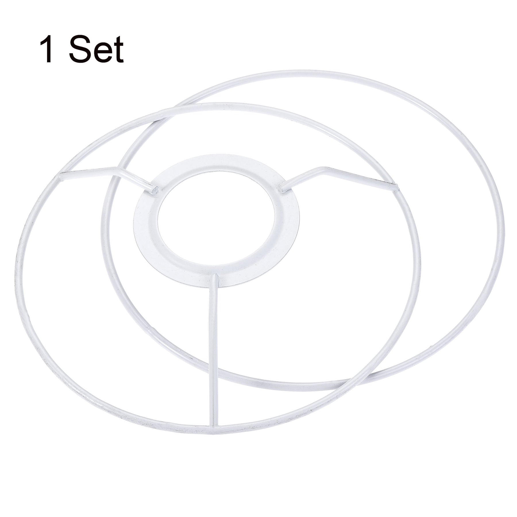 Uxcell Lamp Shade Ring, 150mm Dia. Lampshade Holder Frame Ring for E26