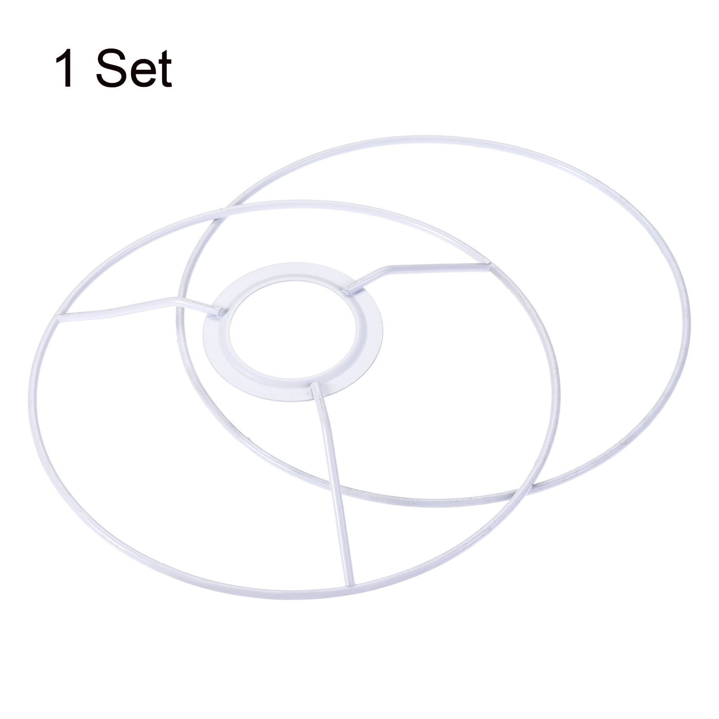 Uxcell Lamp Shade Ring, 180mm Dia. Lampshade Holder Frame Ring for E26 ...