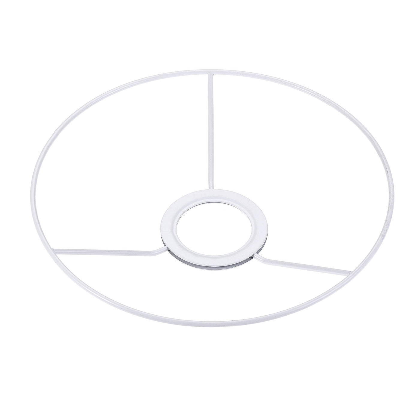 uxcell Uxcell Lamp Shade Ring, 200mm Dia. Lampshade Holder Frame Ring for E26/E27 Lamp Socket, Baked Coating Iron 1 Set