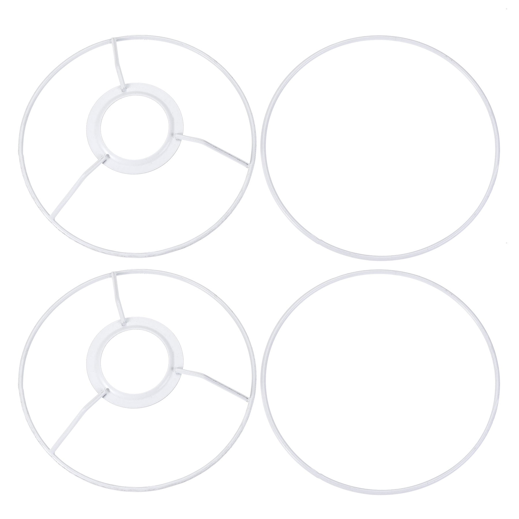 Uxcell Lamp Shade Ring, 150mm Dia. Lampshade Holder Frame Ring for E26