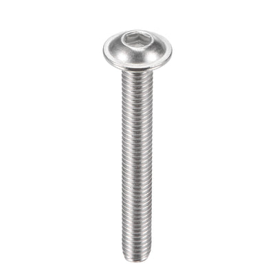 Harfington Uxcell M8x16mm 304 Stainless Steel Flanged Button Head Socket Cap Screws 20pcs