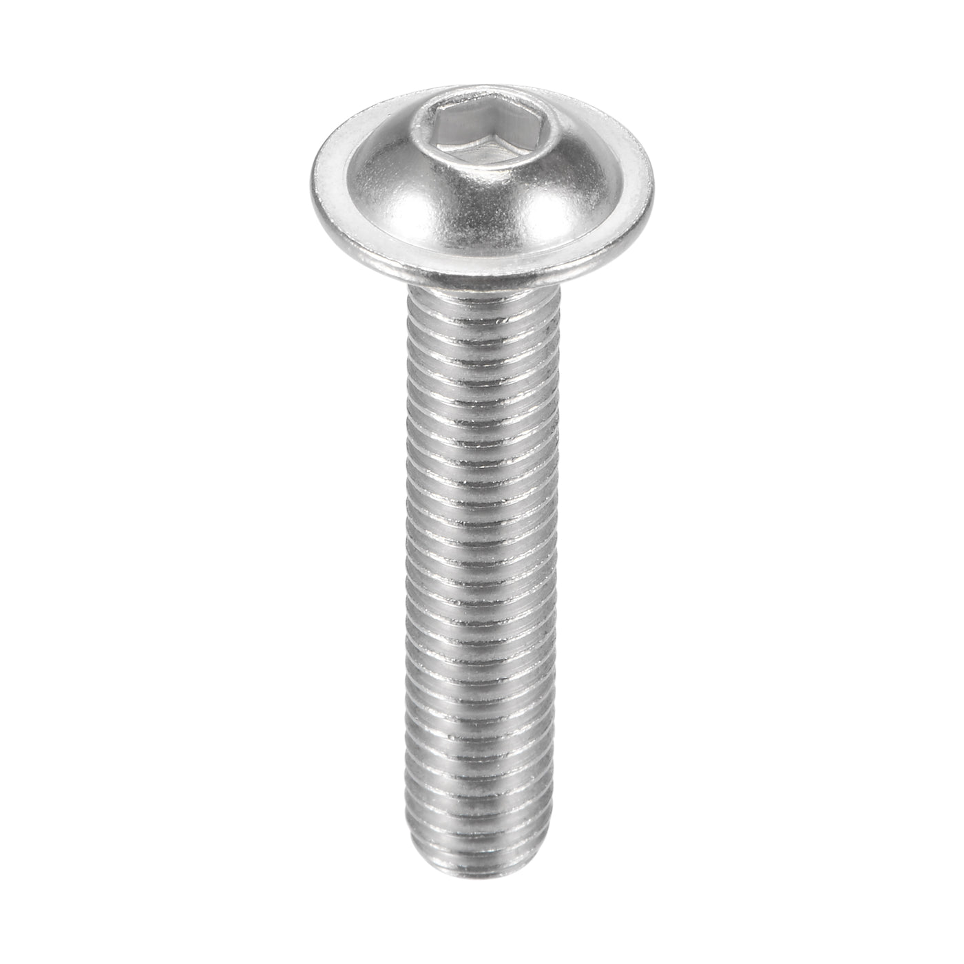 Uxcell Uxcell M8x16mm 304 Stainless Steel Flanged Button Head Socket Cap Screws 20pcs