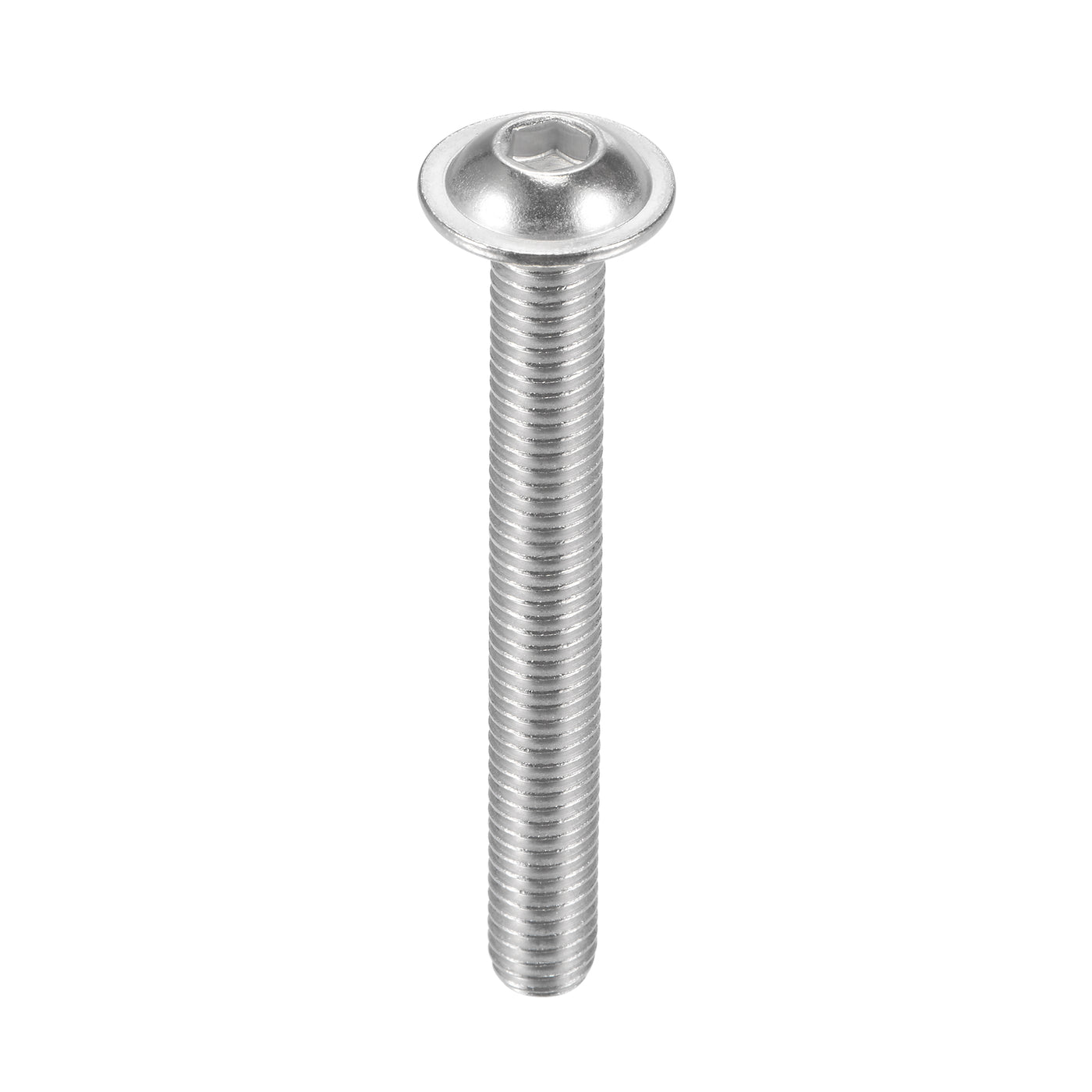 Uxcell Uxcell M8x65mm 304 Stainless Steel Flanged Button Head Socket Cap Screws 10pcs