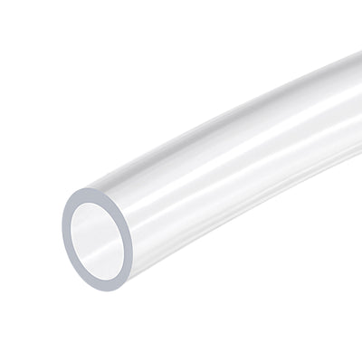 Harfington Uxcell PVC Clear Vinyl Tubing, 12mm ID 16mm(5/8-inch) OD 8ft Plastic Pipe Air Water Hose