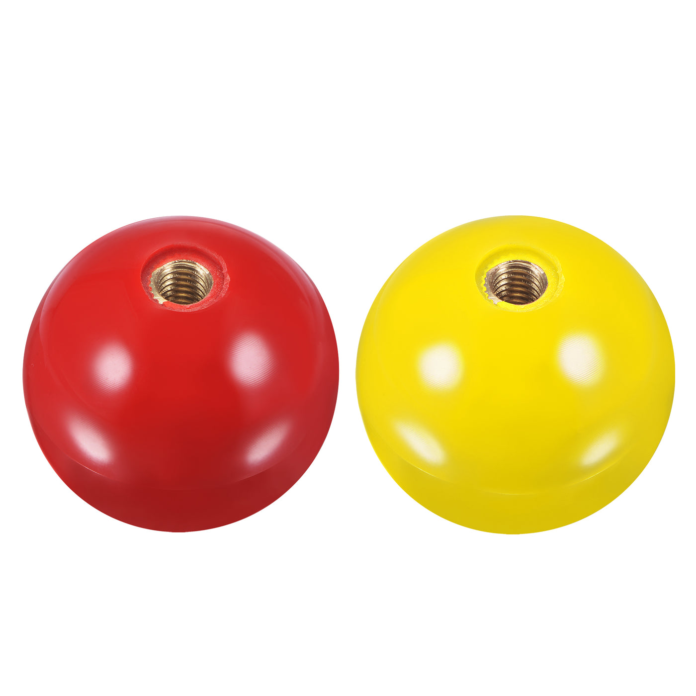 uxcell Uxcell Joystick Head Rocker Ball Top Handle Arcade Game Replacement Red/Yellow