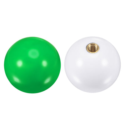 Harfington Uxcell Joystick Head Rocker Ball Top Handle Arcade Game Replacement Green/White