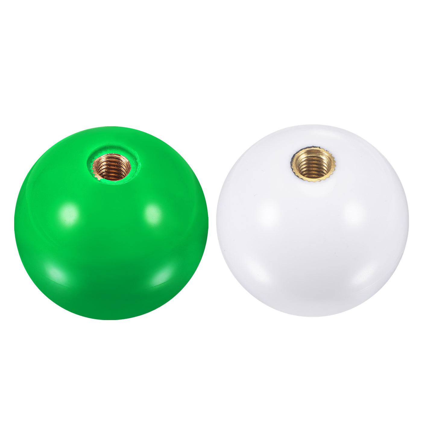 uxcell Uxcell Joystick Head Rocker Ball Top Handle Arcade Game Replacement Green/White