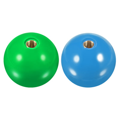 Harfington Uxcell Joystick Head Rocker Ball Top Handle Arcade Game Replacement Green/Blue