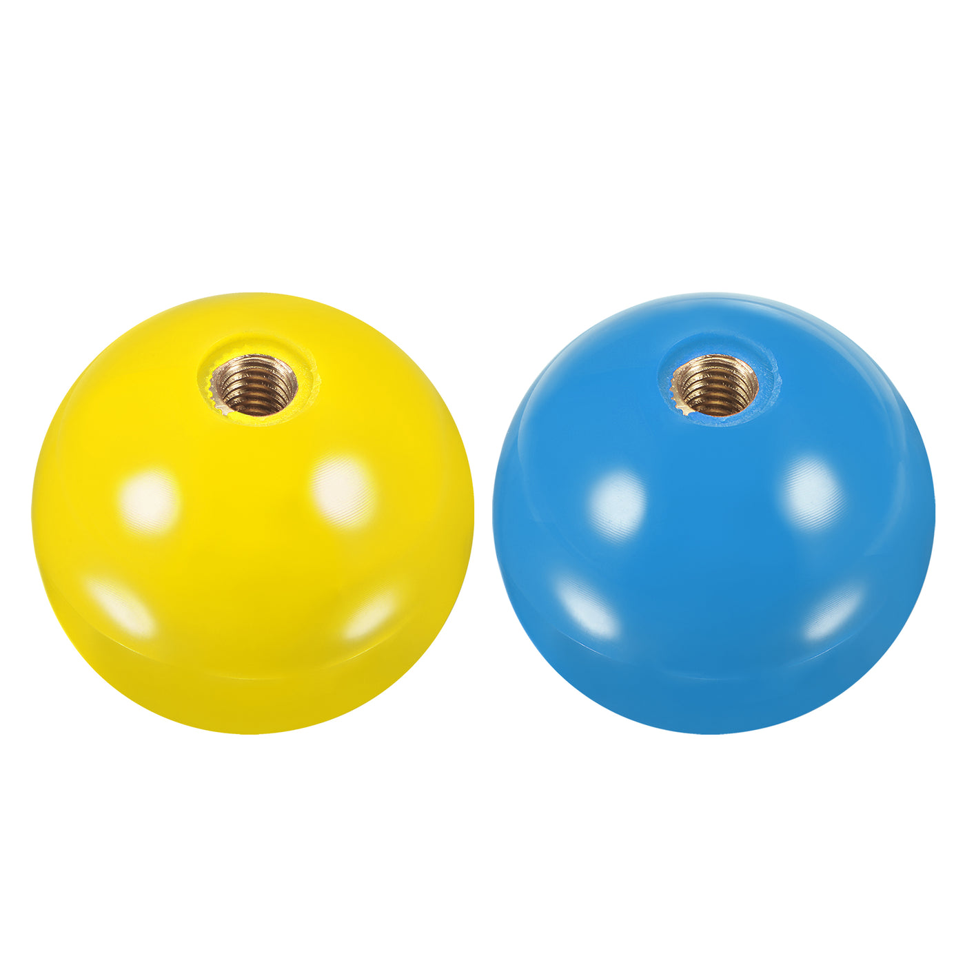 uxcell Uxcell Joystick Head Rocker Ball Top Handle Arcade Game Replacement Yellow/Blue