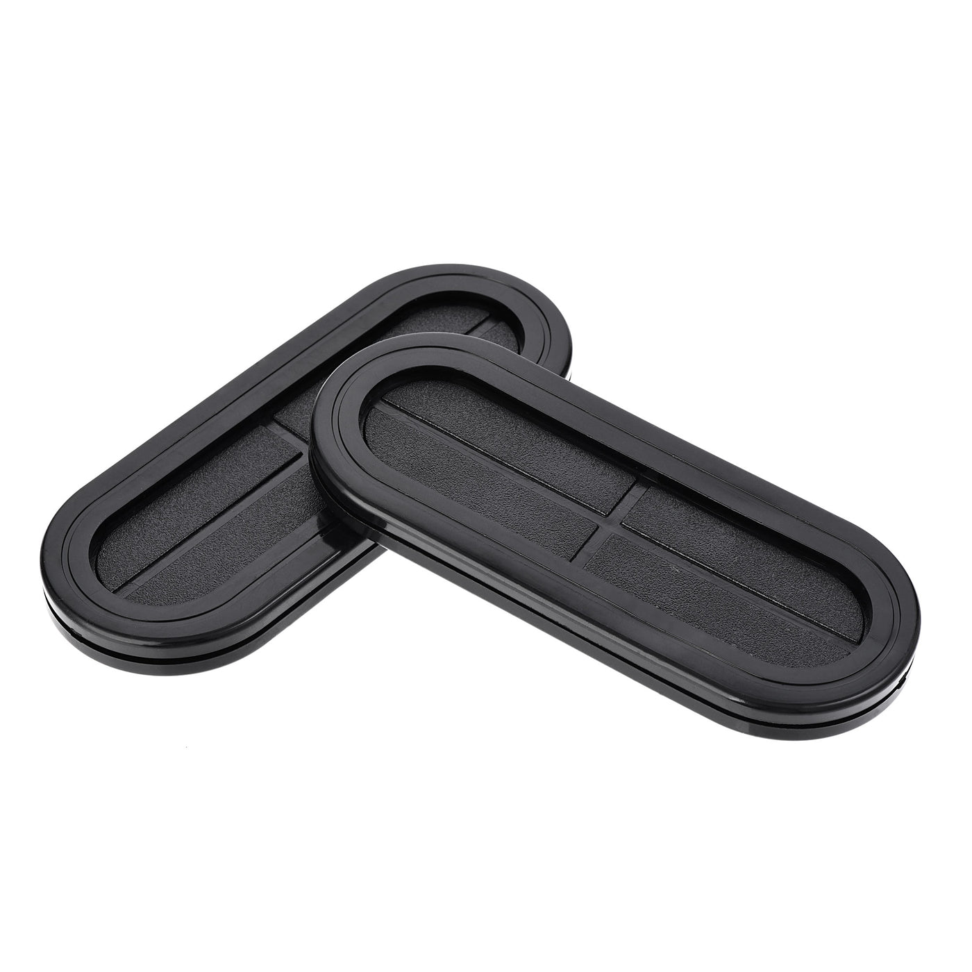 Uxcell Uxcell Rubber Grommet Oval Double-Sided Mount Size 83 x 40 mm for Wire Protection 10pcs
