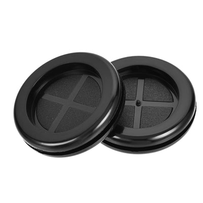 Harfington Uxcell Rubber Grommet Round Double-Sided Mount Dia 22 mm for Wire Protection 4pcs