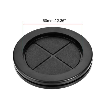 Harfington Uxcell Rubber Grommet Round Double-Sided Mount Dia 22 mm for Wire Protection 4pcs