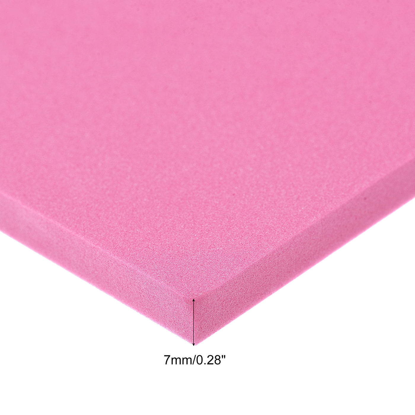 Uxcell Uxcell Pink EVA Foam Sheets 10 x 10 Inch 7mm Thickness for Crafts DIY Projects, 4 Pcs