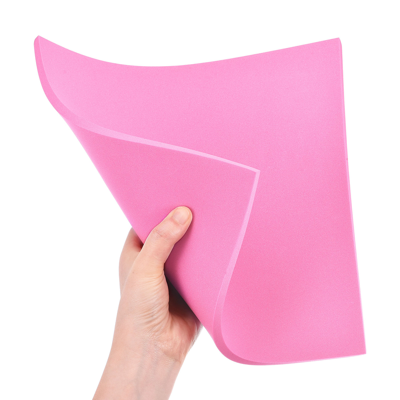 Uxcell Uxcell Pink EVA Foam Sheets 10 x 10 Inch 7mm Thickness for Crafts DIY Projects, 4 Pcs
