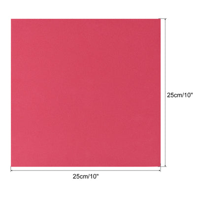 Harfington Uxcell Pink EVA Foam Sheets 10 x 10 Inch 7mm Thickness for Crafts DIY Projects, 4 Pcs
