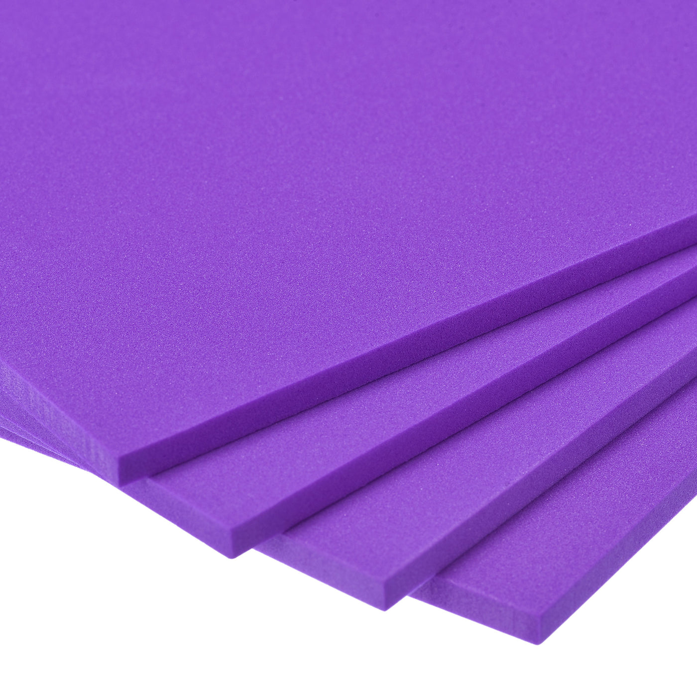 Uxcell Uxcell Purple EVA Foam Sheets 10 x 10 Inch 5mm Thickness for Crafts DIY Projects, 4 Pcs