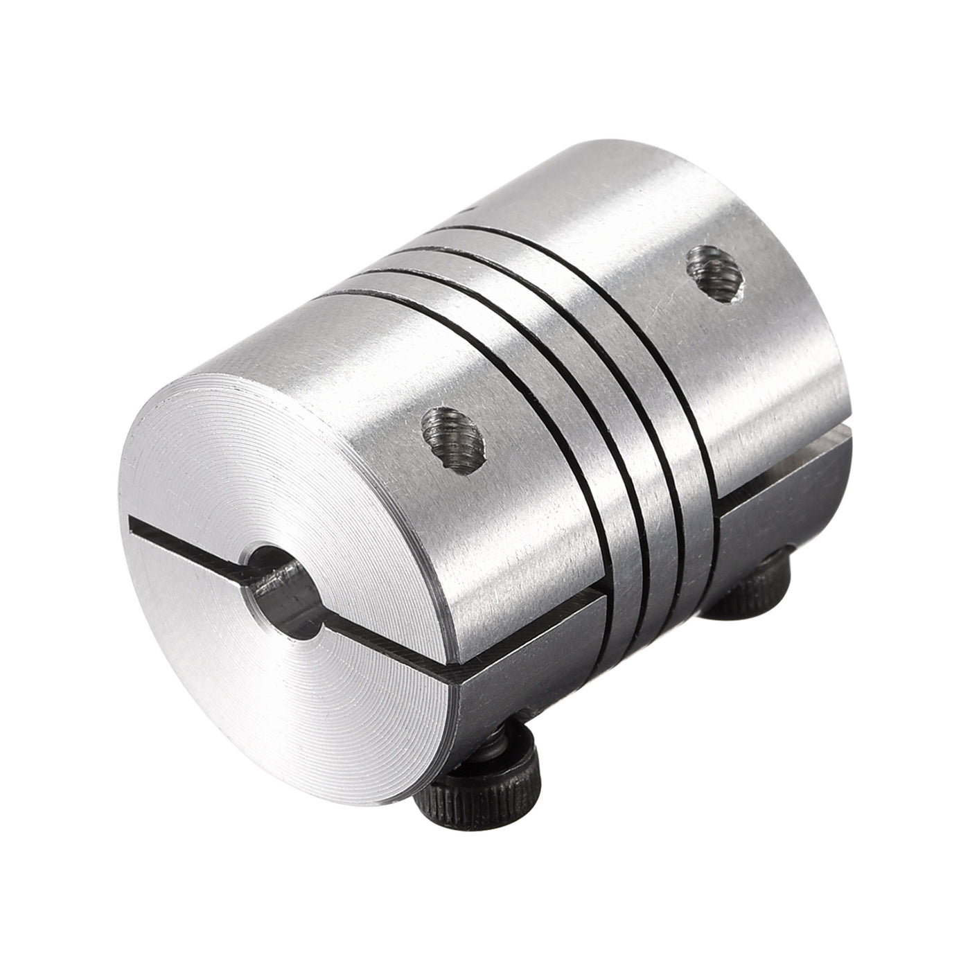 uxcell Uxcell 2PCS Motor Shaft 5mm to 6.35mm Helical Beam Coupler Coupling 20mm Dia 25mm Long