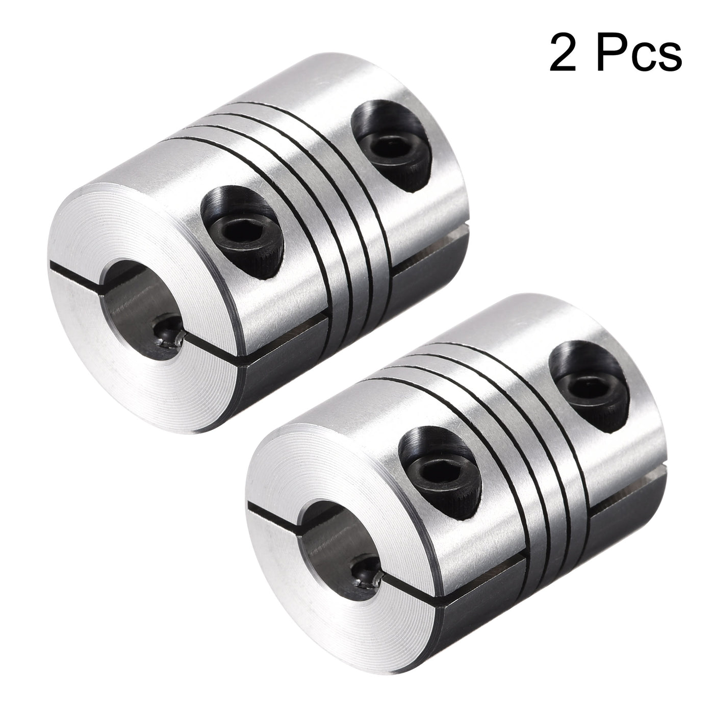 uxcell Uxcell 2PCS Motor Shaft 8mm to 8mm Helical Beam Coupler Coupling 20mm Dia 25mm Length